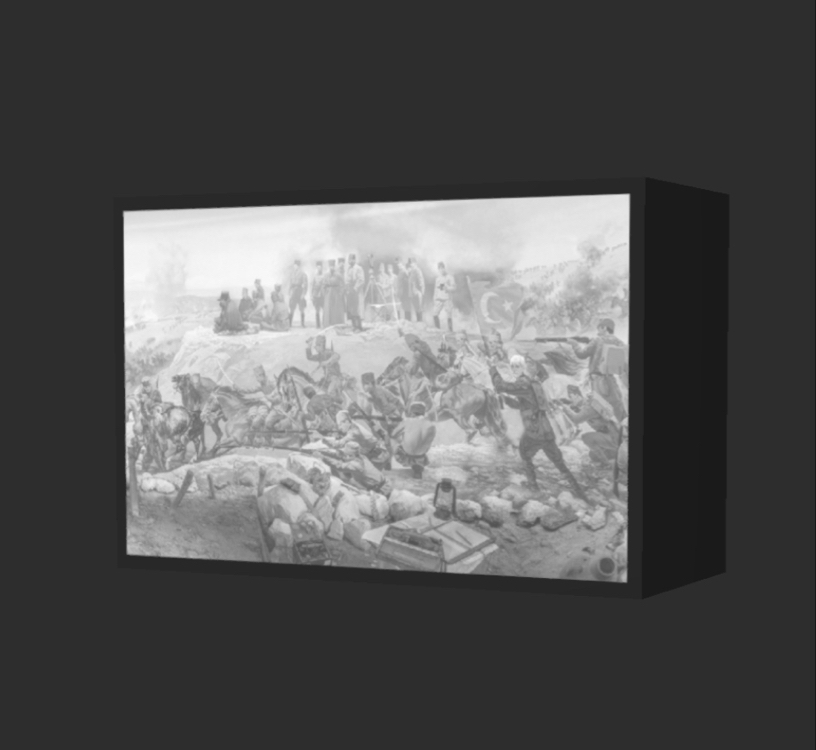 Sakarya Savaşı Led mumlu Lightbox