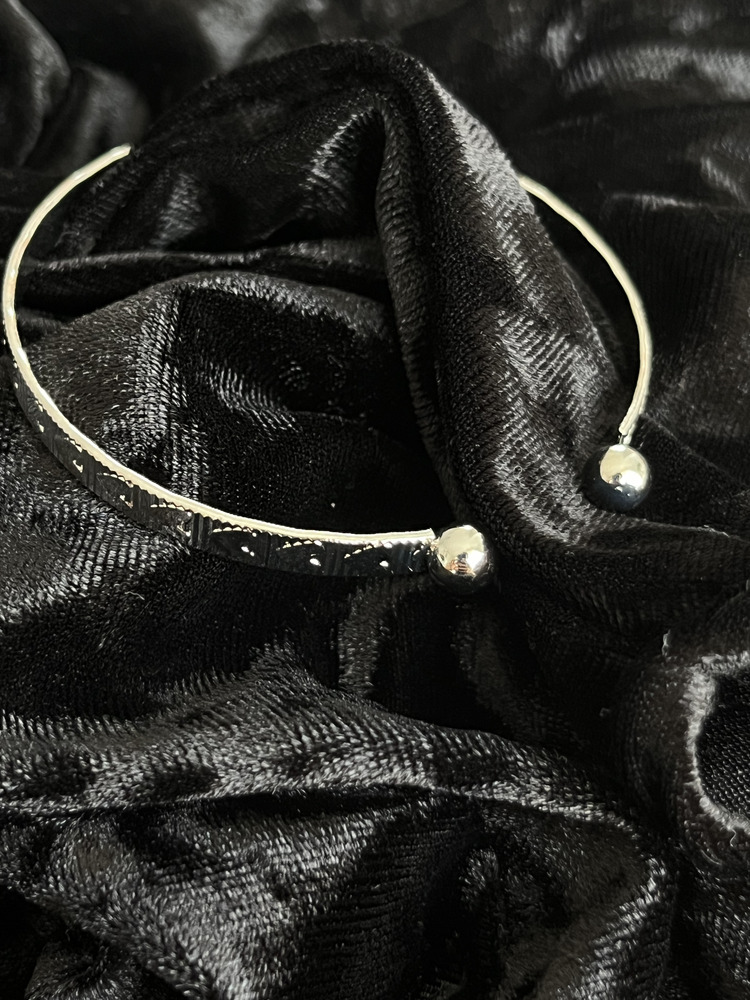 Silver Çelik Vintage Kalp Bileklik