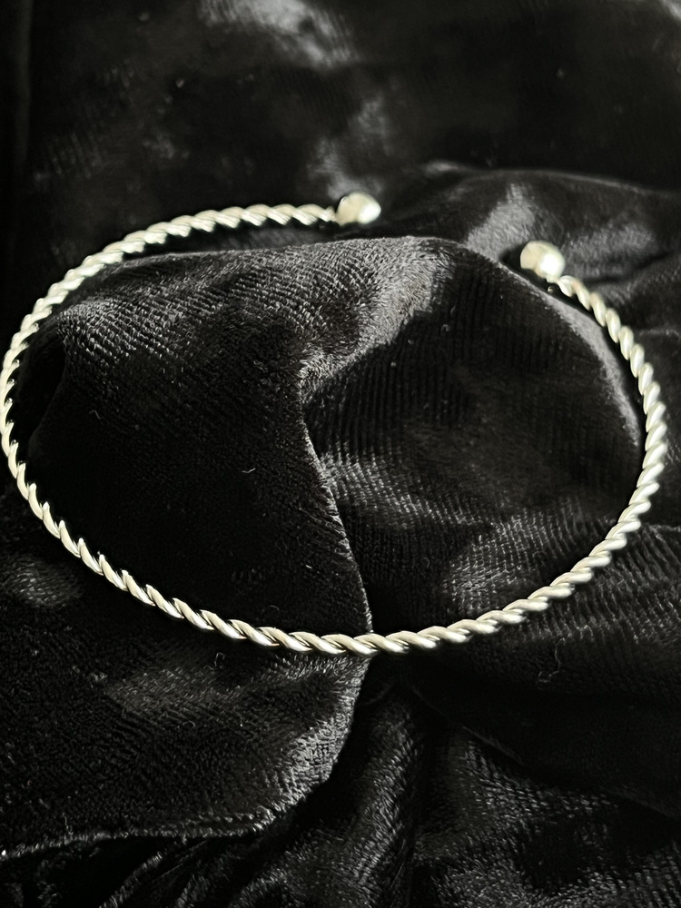 Silver Burgu Manşet Bileklik