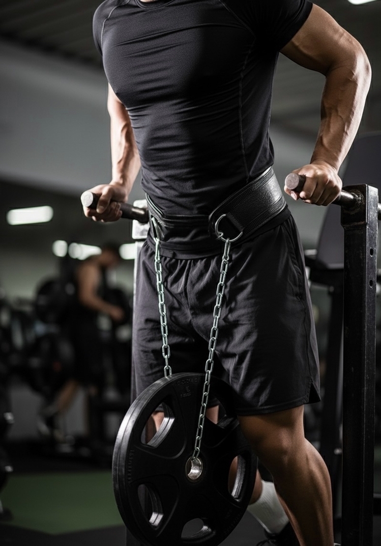 Dip Belt Ağırlık Kemeri Dips Kemeri Ağırlık Kaldırma Kemeri Barfiks Chin-Up Zincirli Kemer