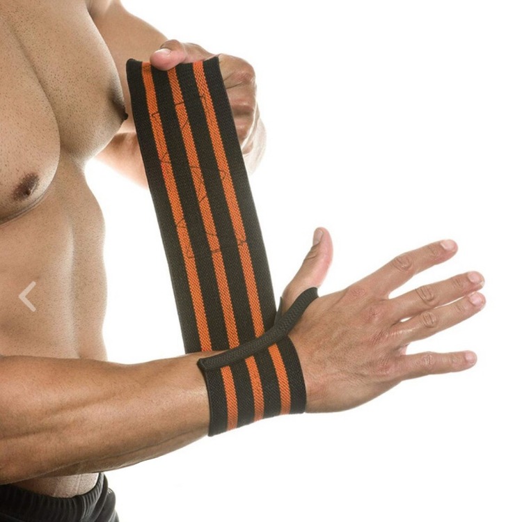 Pro Wrist Wraps - Fitness Crossfit Bileklik Siyah Kırmızı 2'li Paket