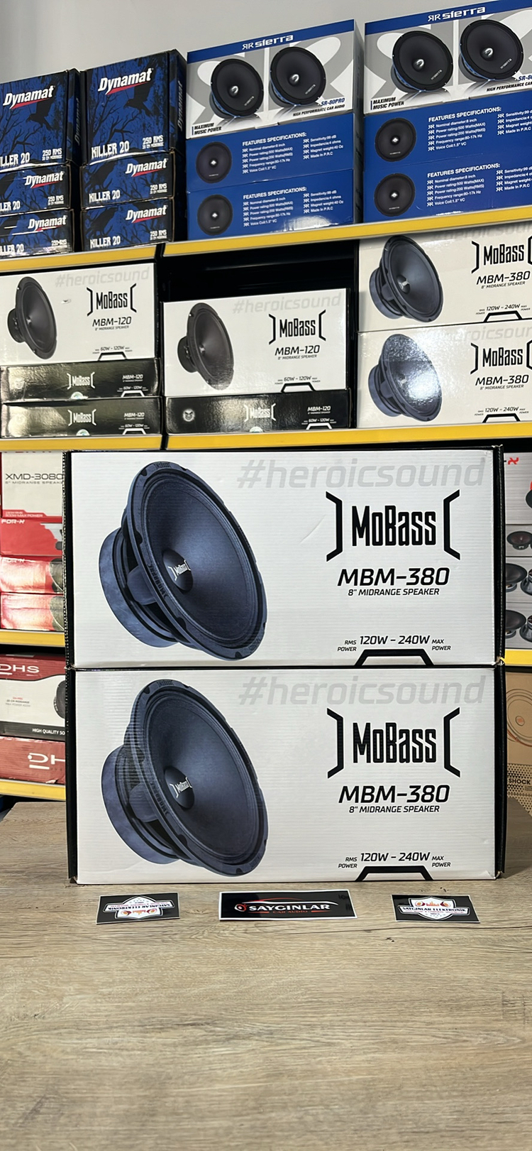Mobass MBM-380 20 CM 120 RMS Midrange