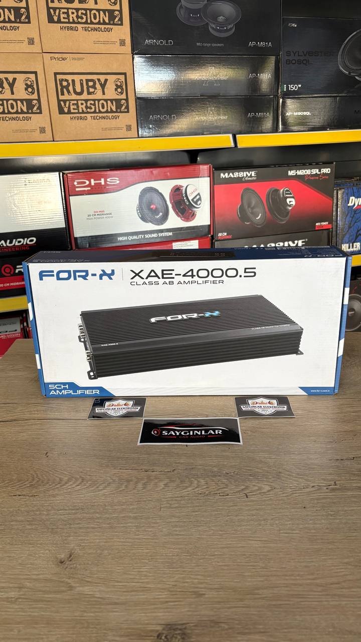 For-x XAE4000.5 5 Kanal Oto Amfi 