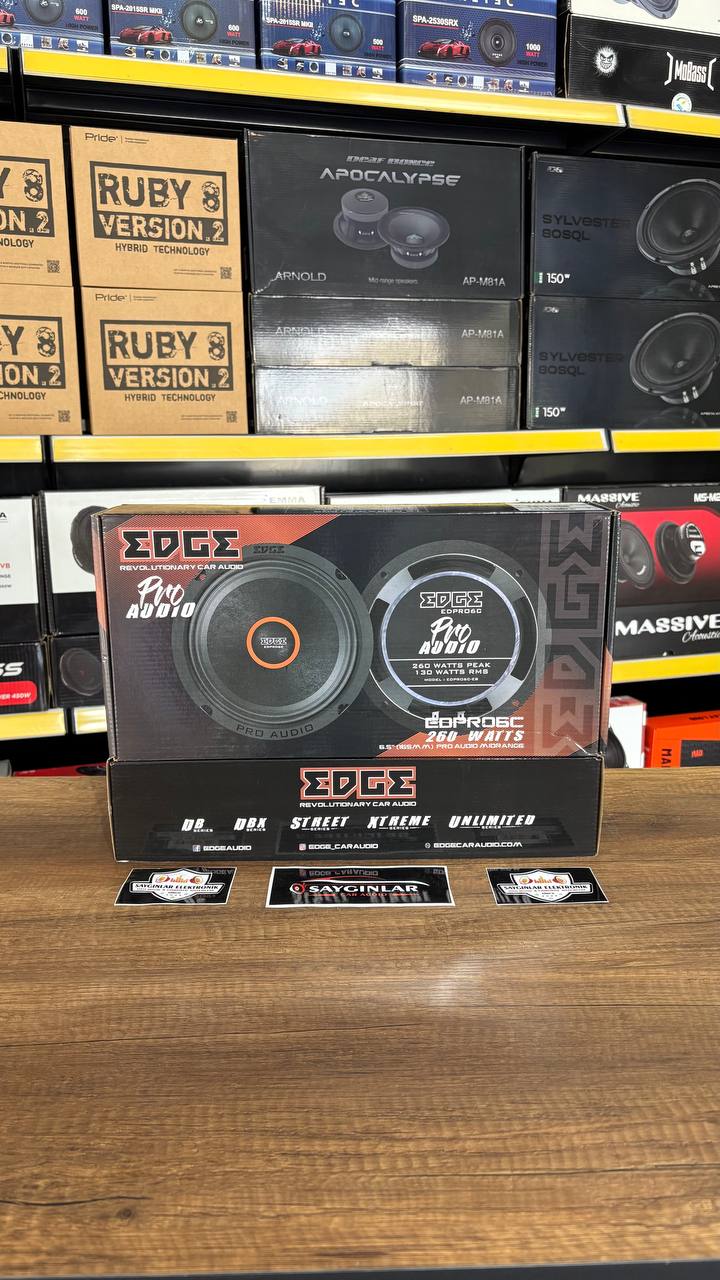 EDGE EDPRO6C-E8 | EDGE Pro Serisi 16 cm Midrange 130 Rms Midrange