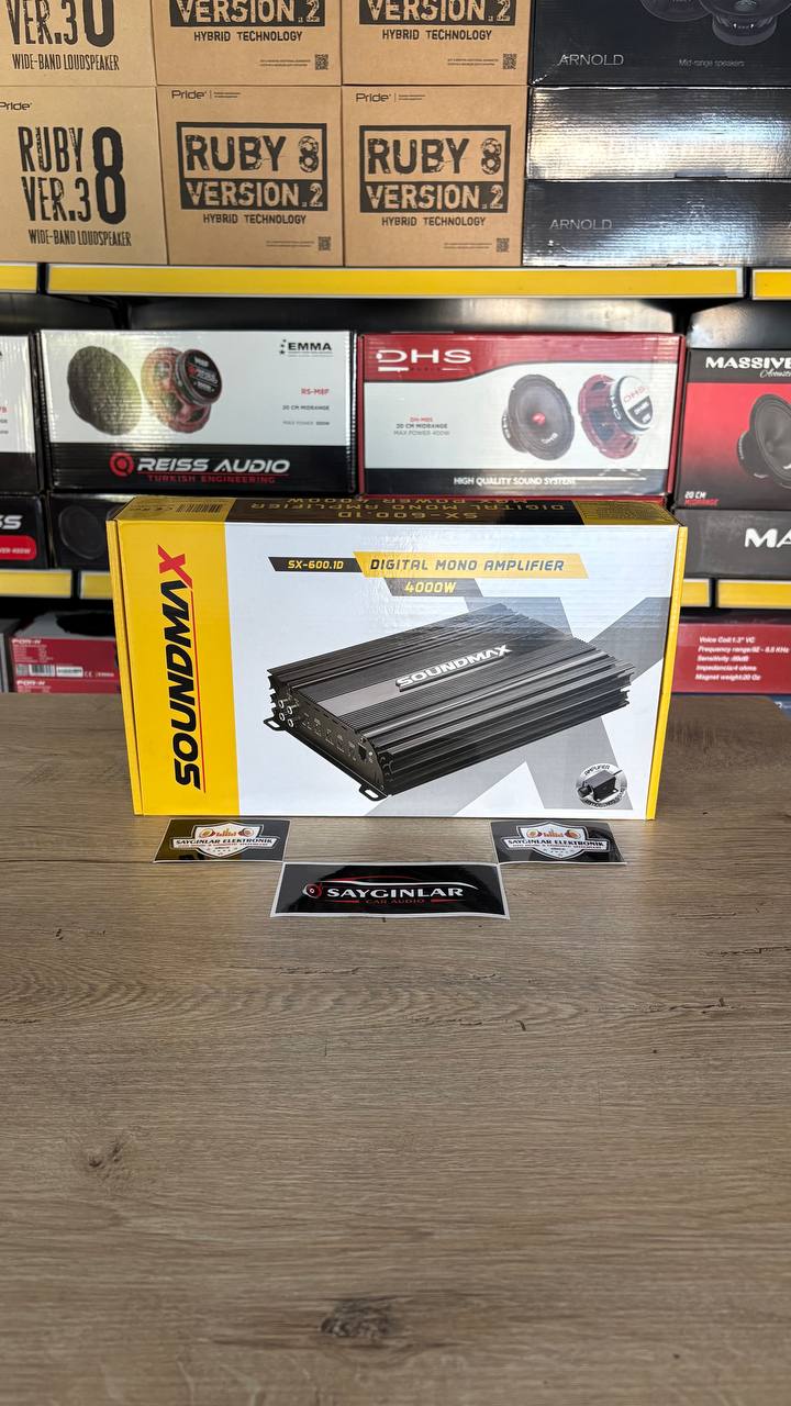 Soundmax SX-600.1 D Class 600 Rms Mono Amfi