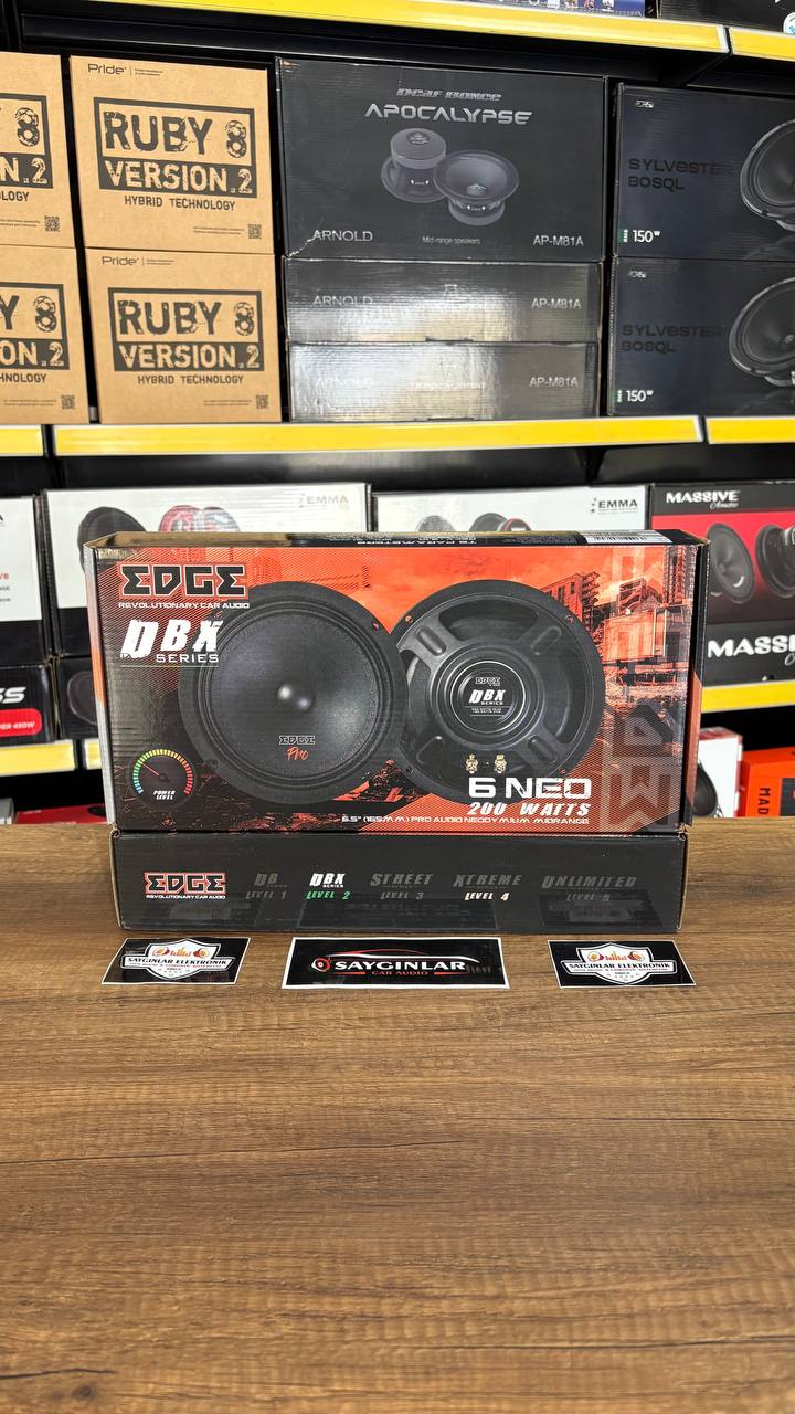 EDGE EDBXPRO6N-E9 | EDGE DBX Serisi 16 cm Neodimyum Midrange 100 Rms Neo Mıknatıslı Midrange
