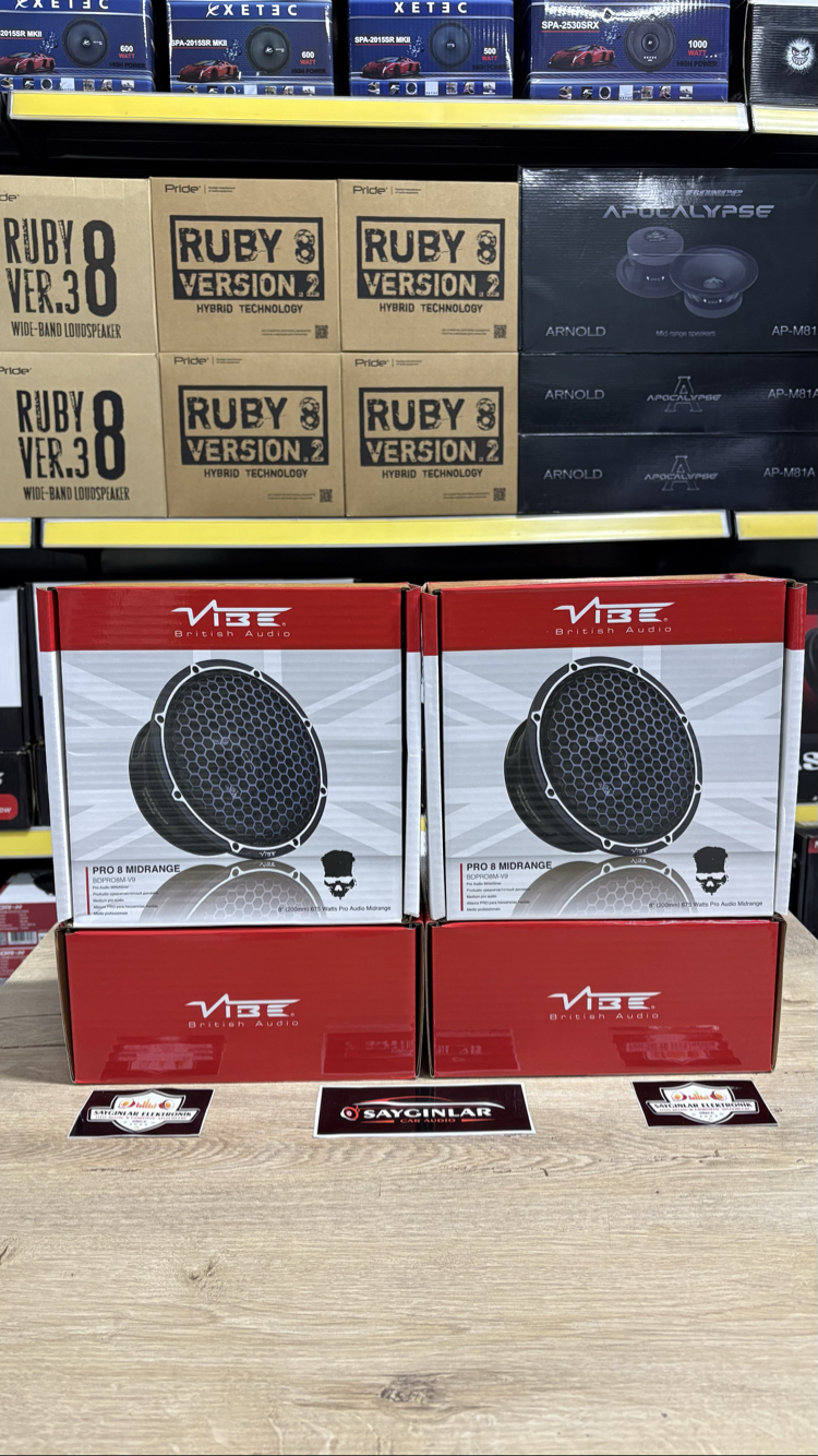 VİBE BDPRO8M-V9 | VIBE Blackdeath Serisi 20 cm Midrange ÖLÜM SERİSİ