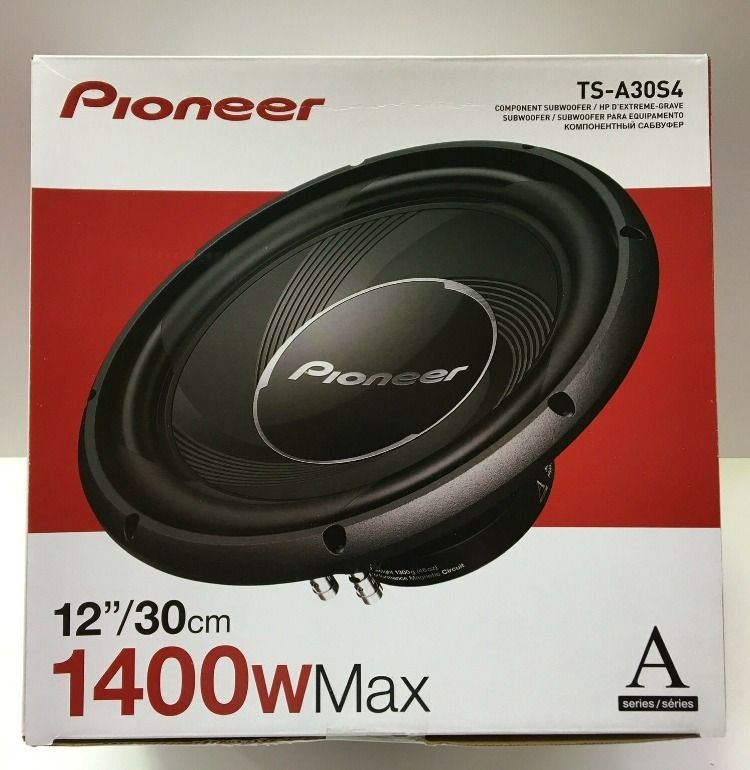 Pioneer TS-A30S4 1400 Watt 400 Rms 30 Cm Tek Bobin Subwoofer