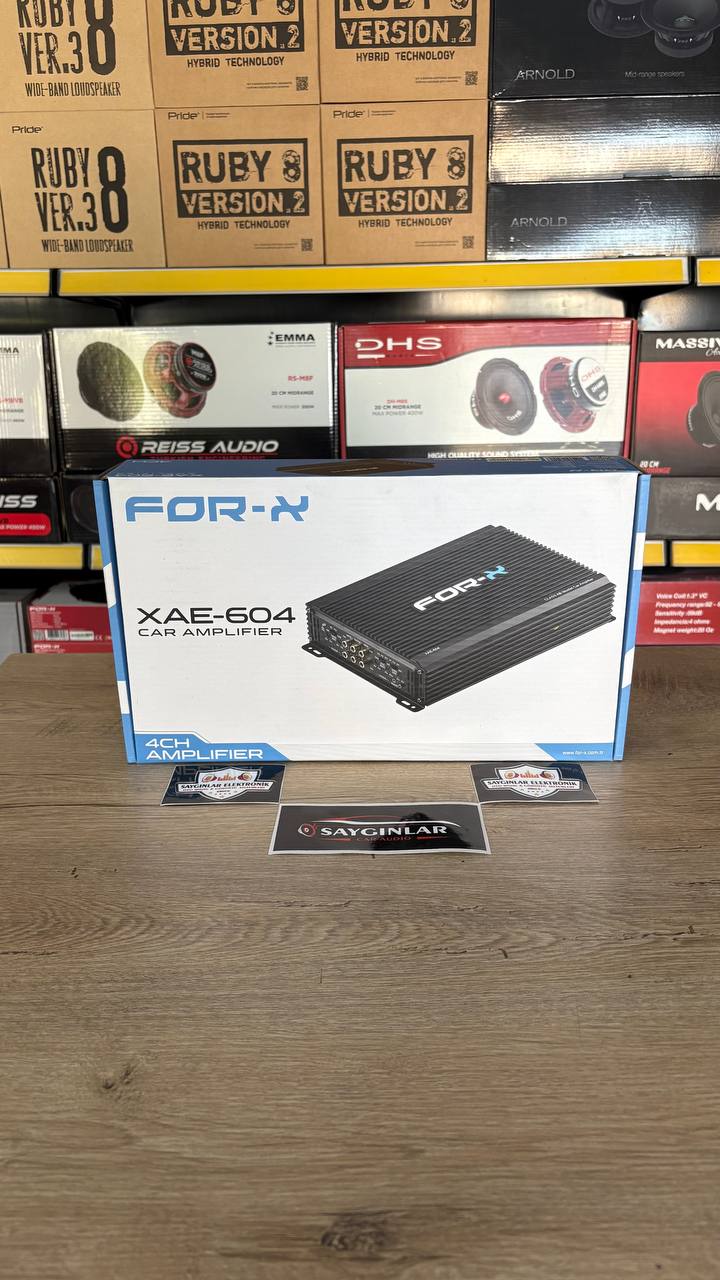 For-x XAE60.4 4 Kanal Oto Amfi