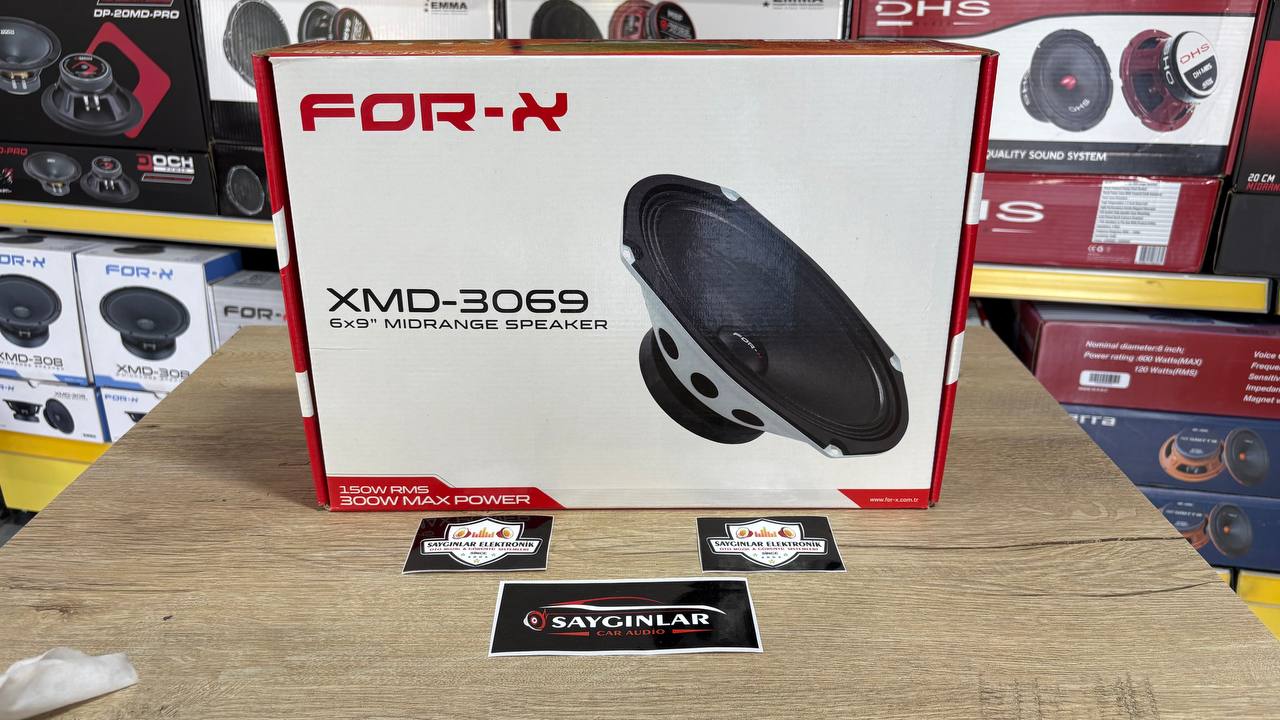 For-x XMD-3069 300 Watt 150 Rms Oval Midrange