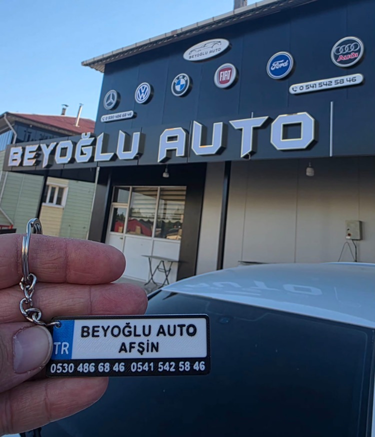 Oto Galerileri İçin Özel Anahtarlık – Toptan Fiyat – Plaka Anahtarlık Seti