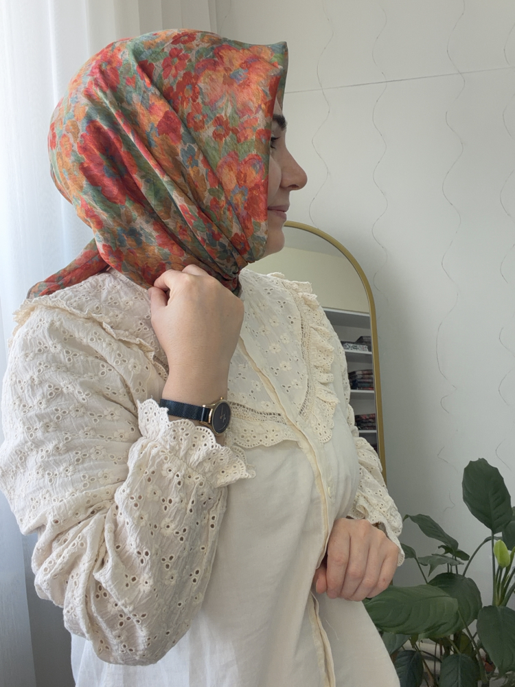 Zer organik pamuk eşarp 