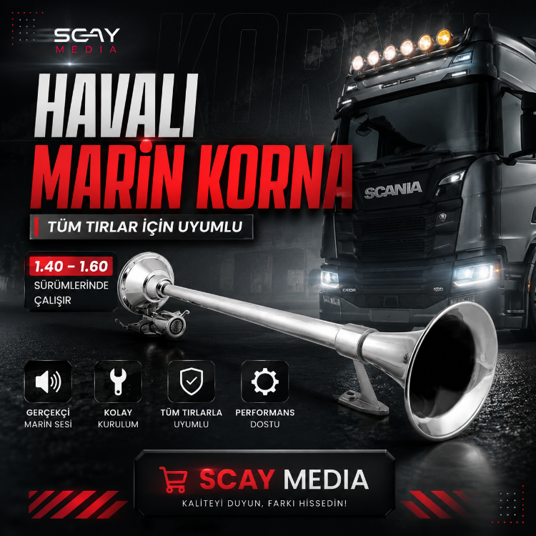 Havalı Marin Korna [1.49-1.60] - Anında Teslim Edilir