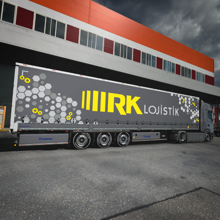 Scania 540S & Krone Profiliner 2024 V1.0 + IRK Lojistik Skin [1.50-1.60]