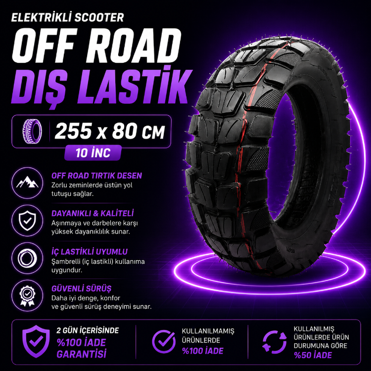 10 İnç Off Road Dış Lastik