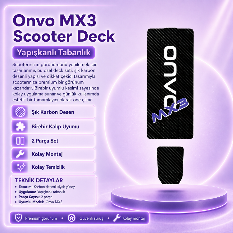 ONVO MX3 Scooter Deck | KARBON