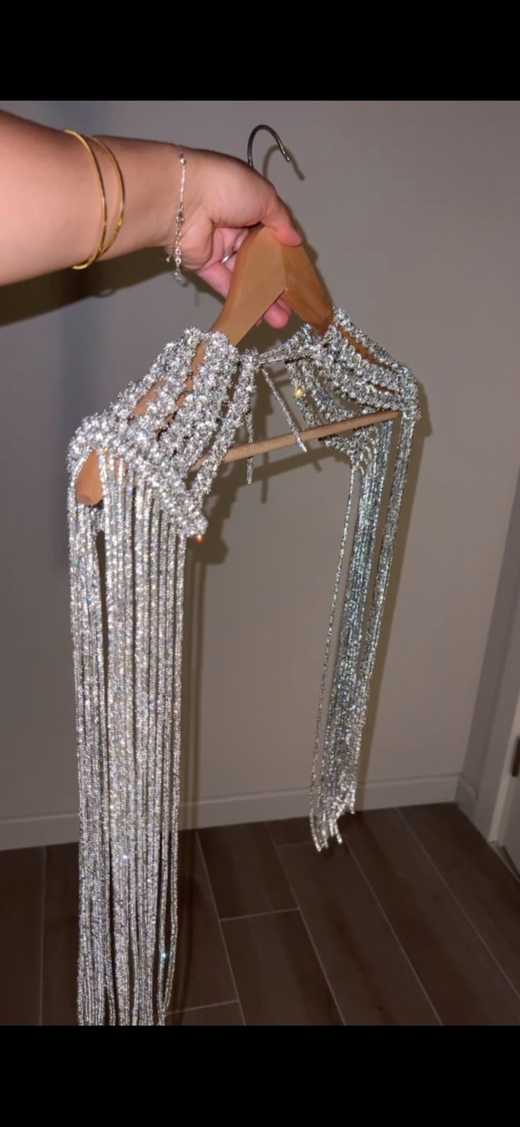 SE’Atelier - Kristal Tasarım Omuzluk / Crystal Epaulette