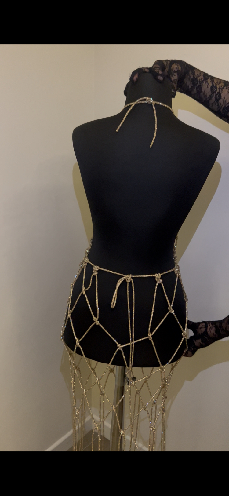 SE’Atelier - Kristal Tasarım Elbise Pareo / Crystal Mesh Dress