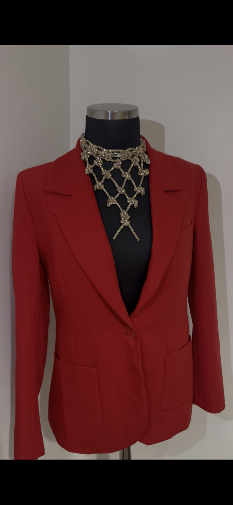 SE’Atelier Kristal Taşlı Yaka ve Dekolte Aksesuarı