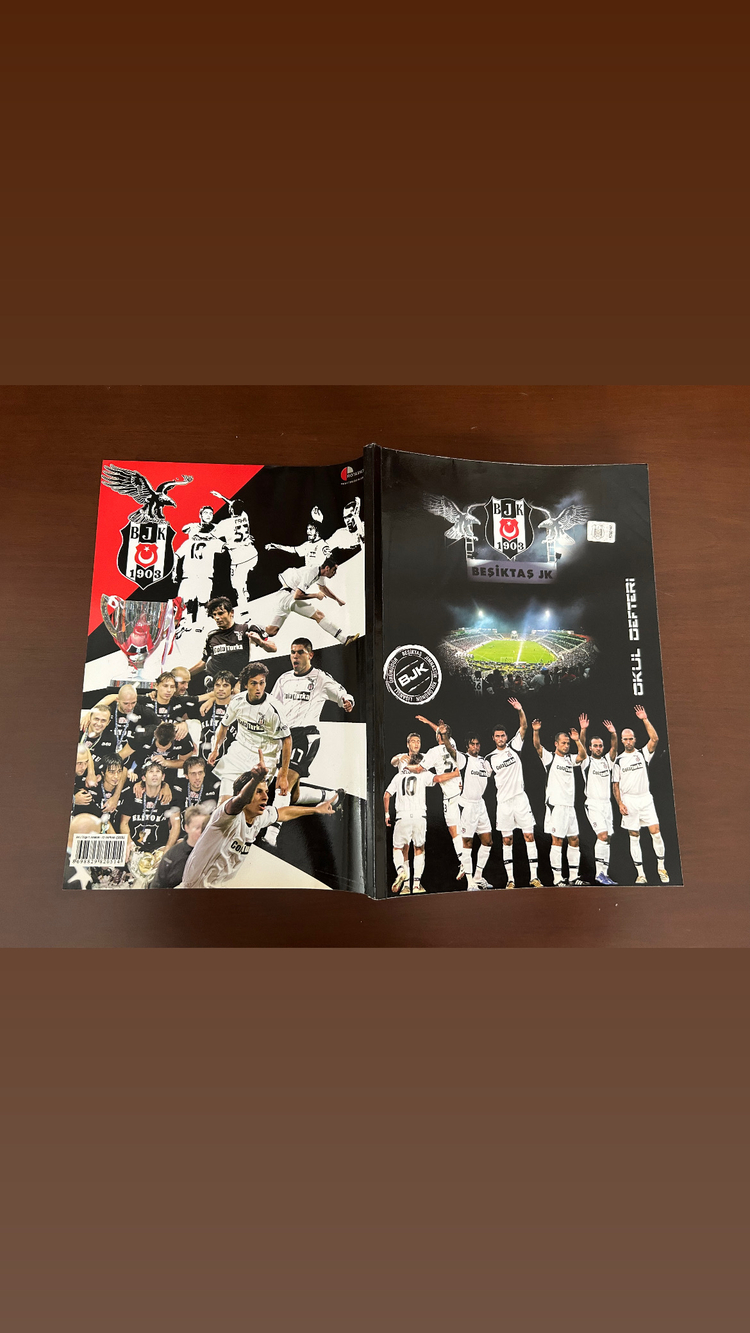 Beşiktaş Çizgili Defter