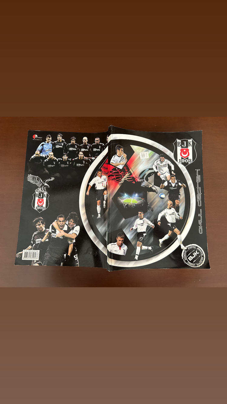 Beşiktaş Çizgili Defter