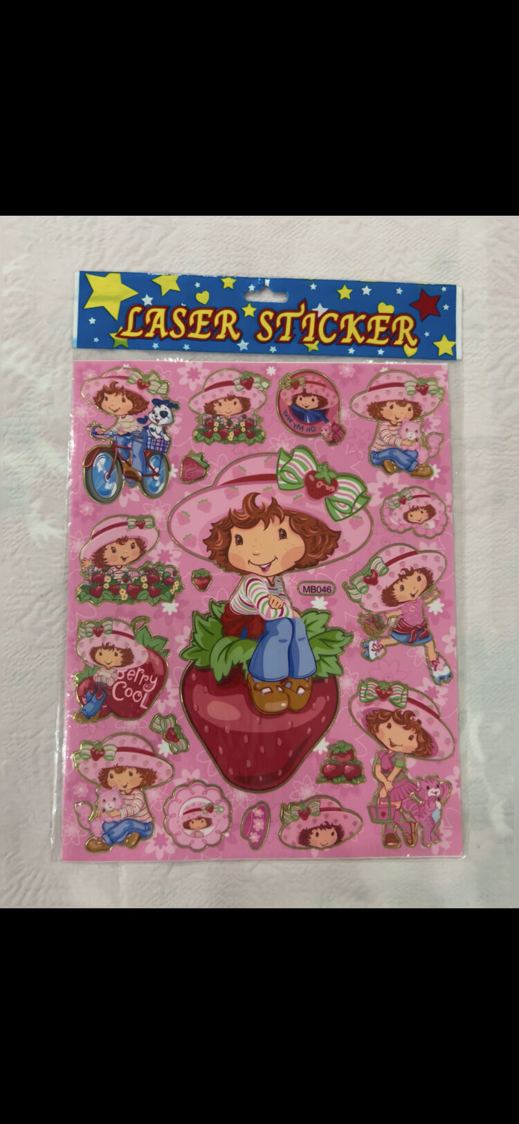 Çilek Kız A4 Sticker