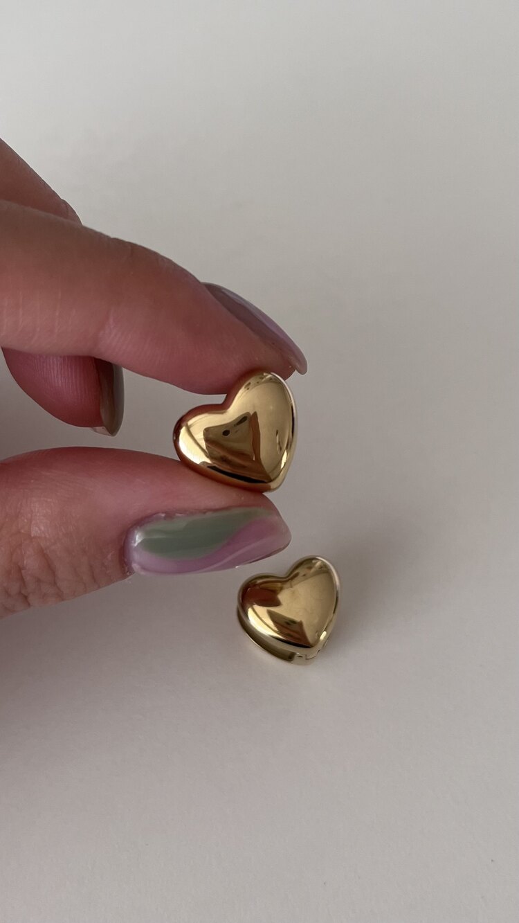 Mini Heart Steel Küpe
