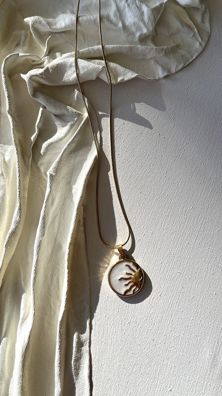 Soft Sun Steel Kolye