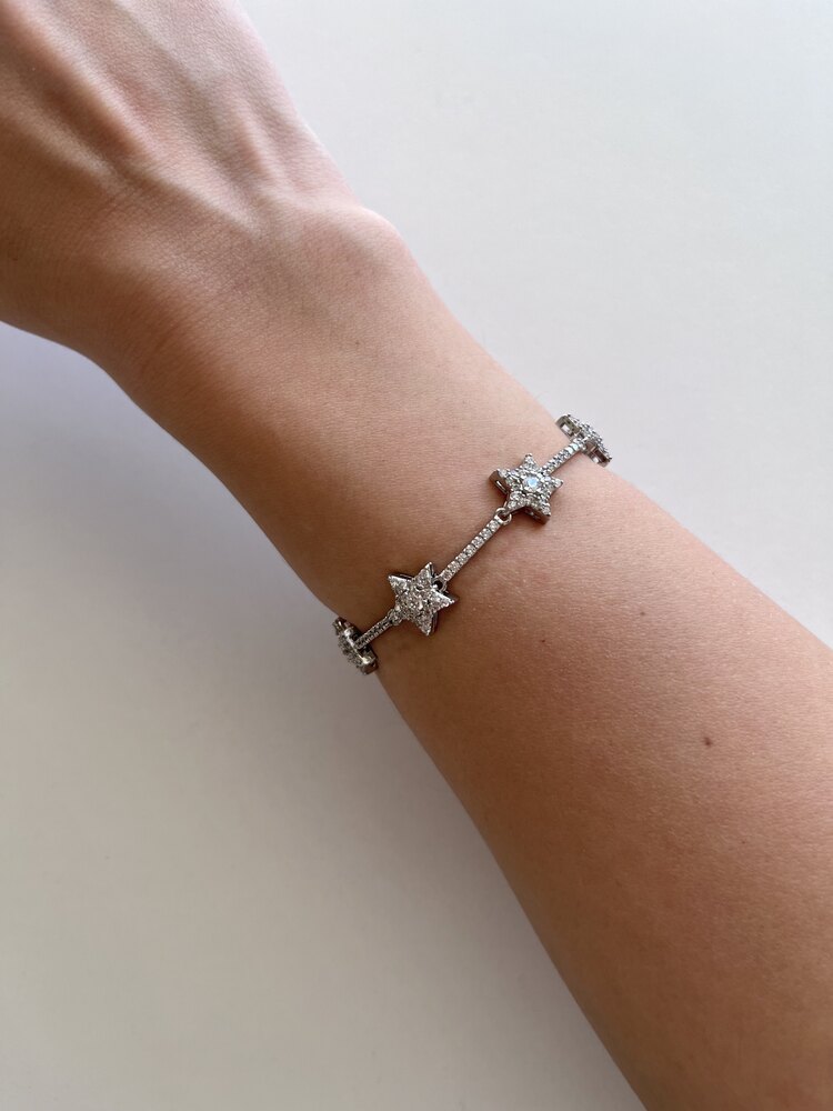 Lets Shine VIP Bileklik (Silver)