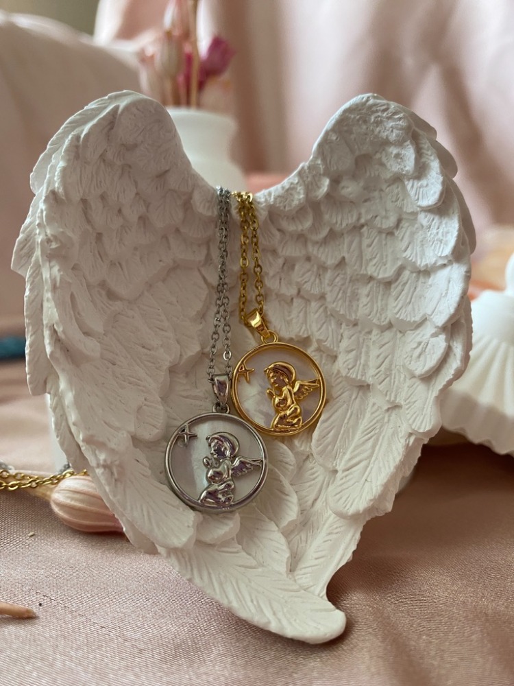 angel kolye | çelik