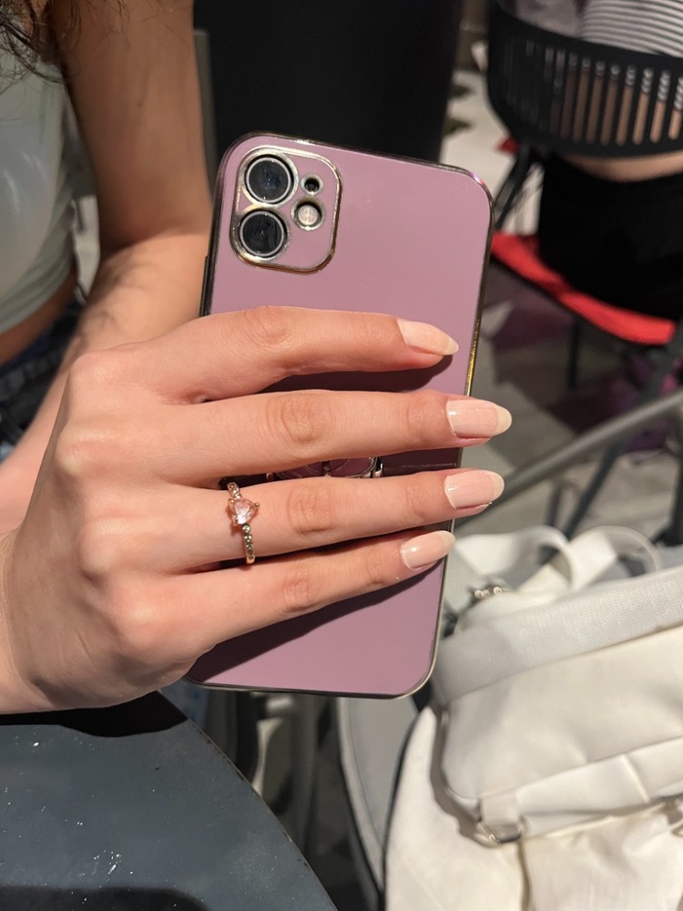 pink heart yüzük | altın kaplama