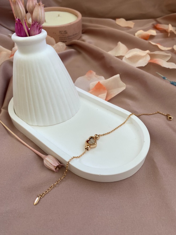 nested heart bileklik | xuping