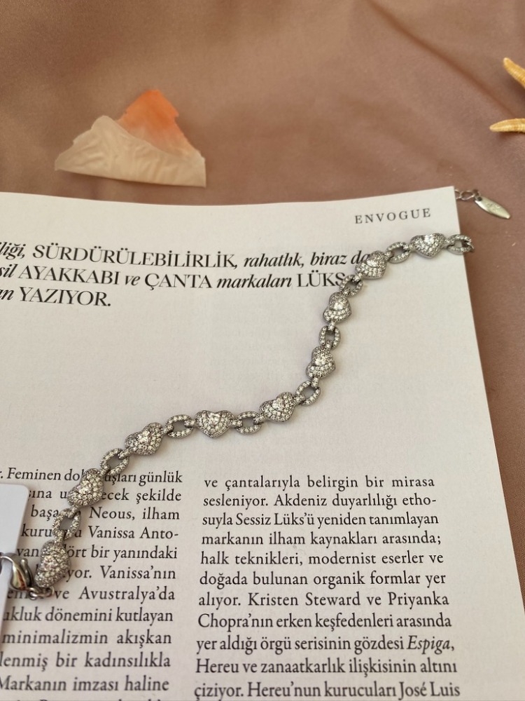 diamond heart bileklik | xuping