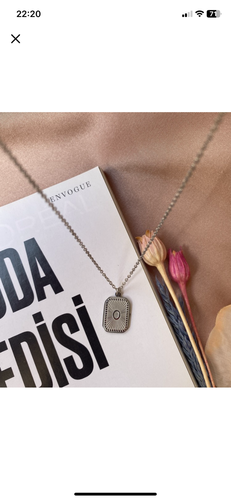 silver antik kolye IV | çelik