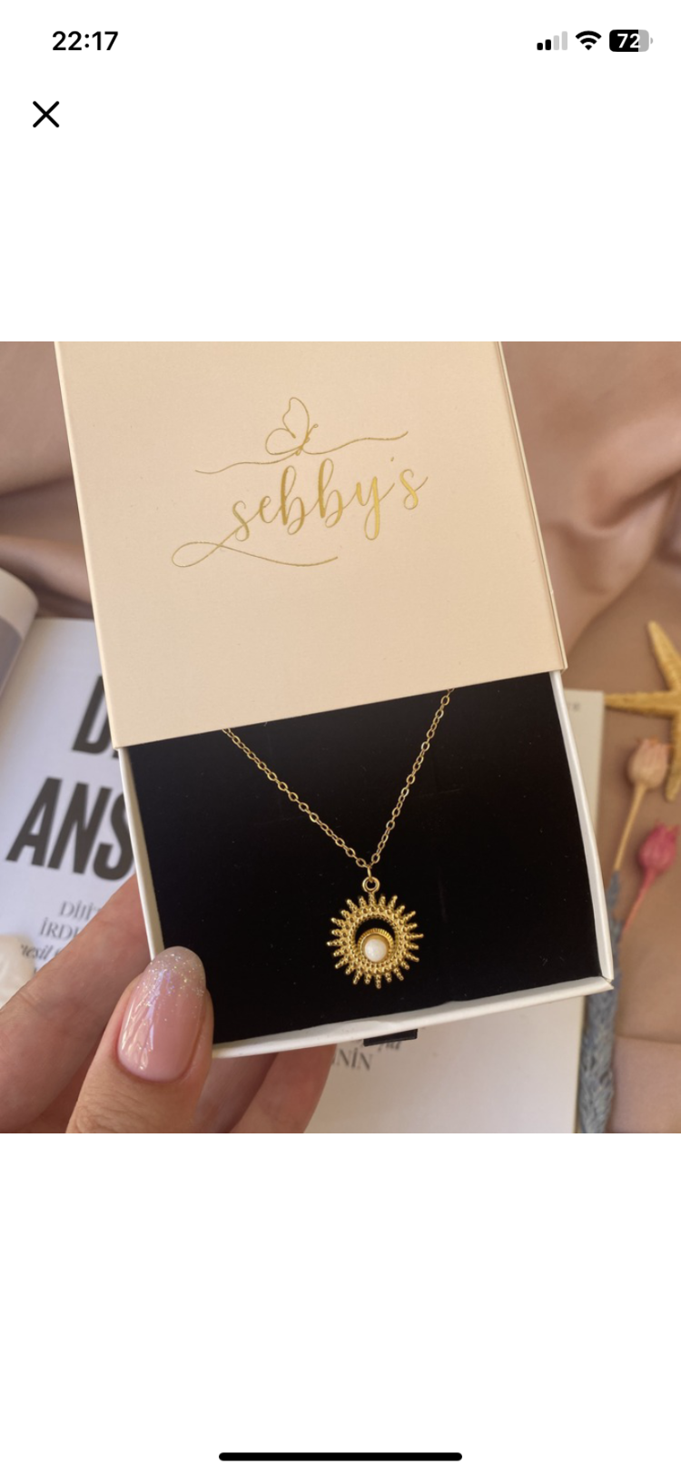 gold antik kolye III | çelik