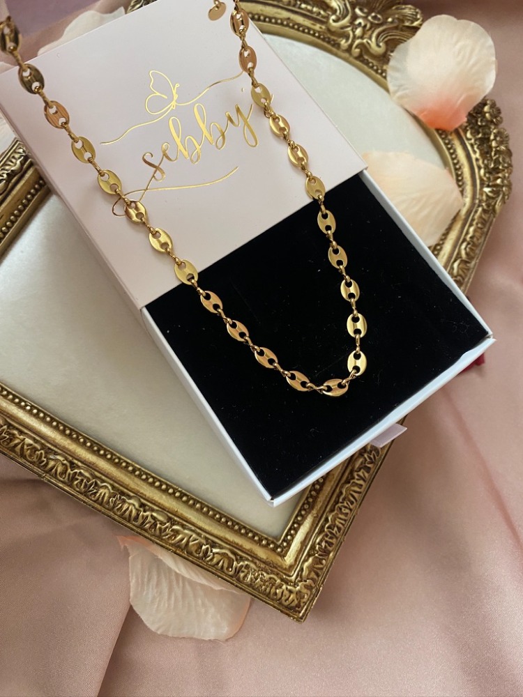gold daily choker kolye | çelik