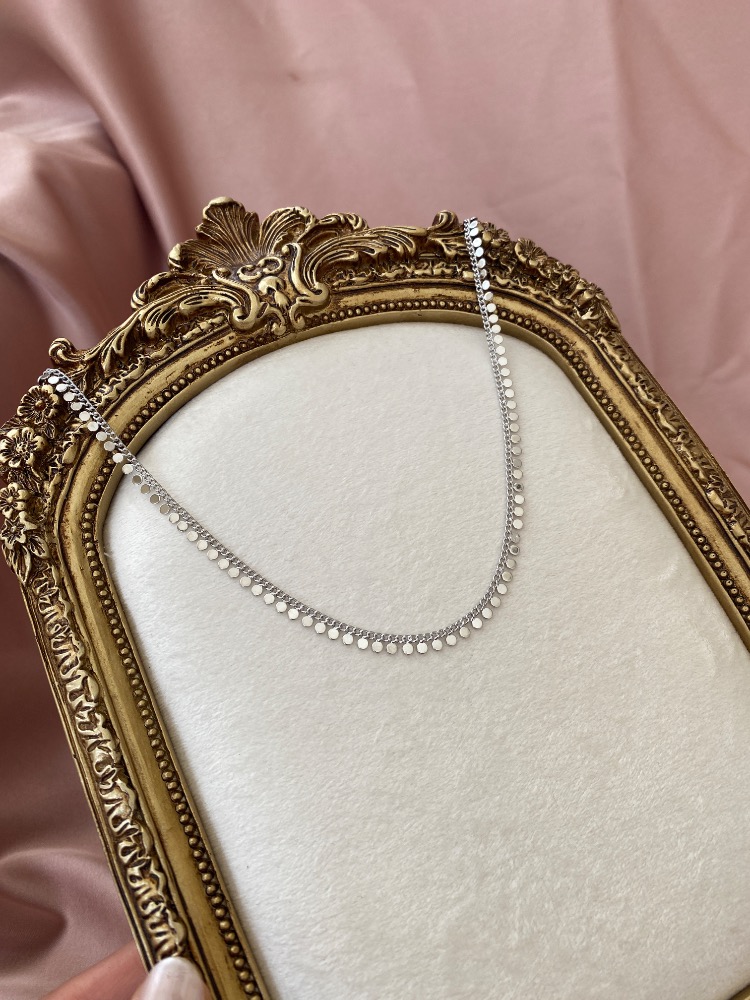 silver glimmer kolye | altın kaplama