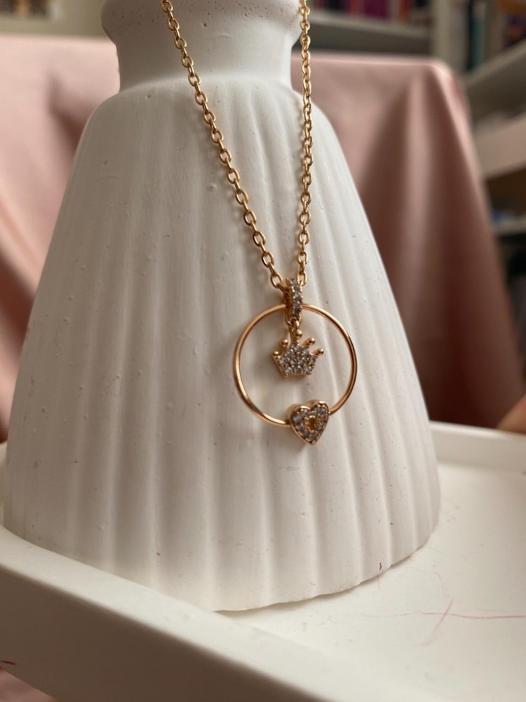 heart crown kolye | xuping 