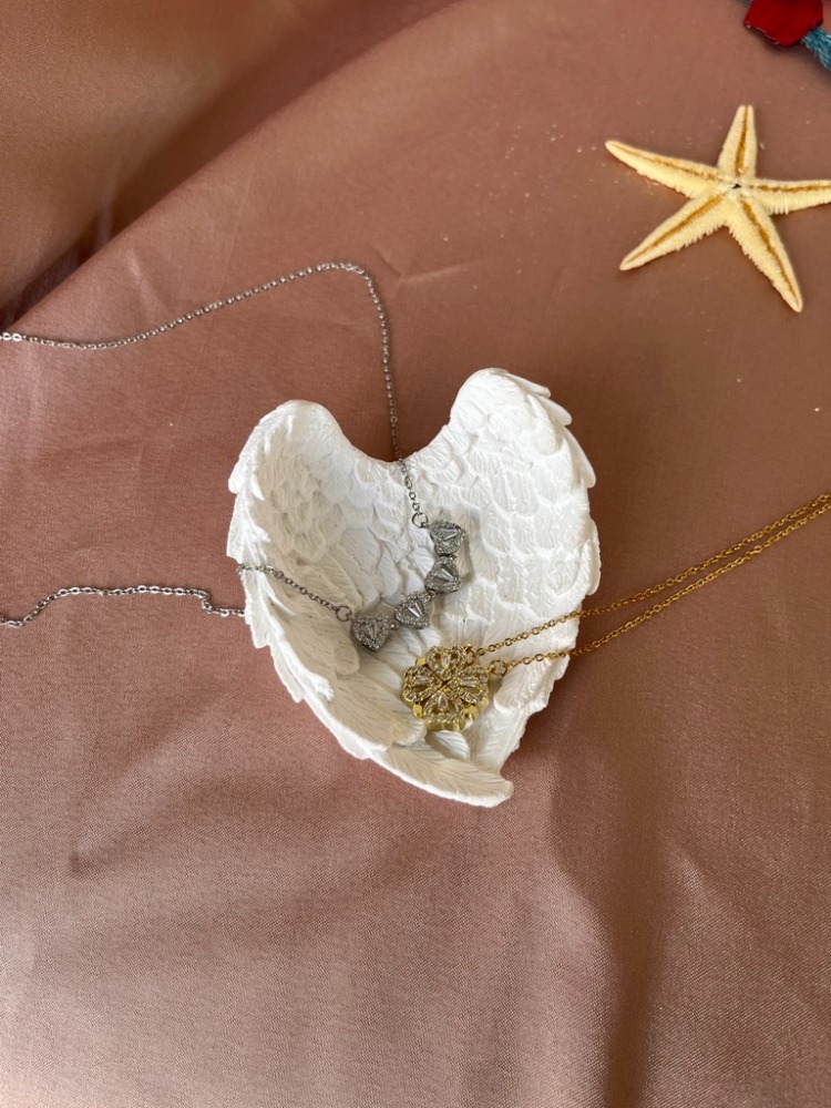 magic clover kolye | çelik