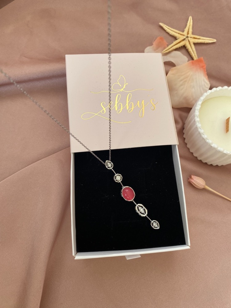 silver nar çiçeği y kolye | altın kaplama