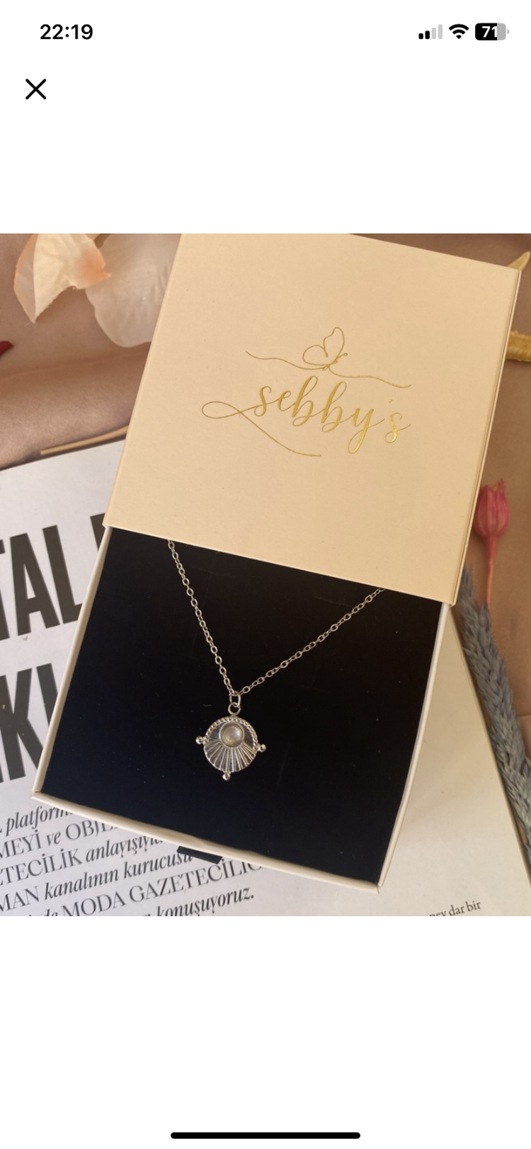 silver antik kolye II | çelik