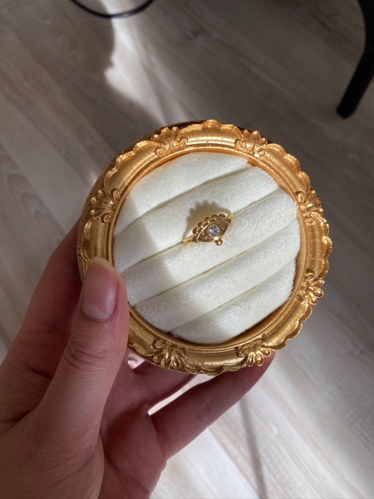gold göz yüzük | çelik
