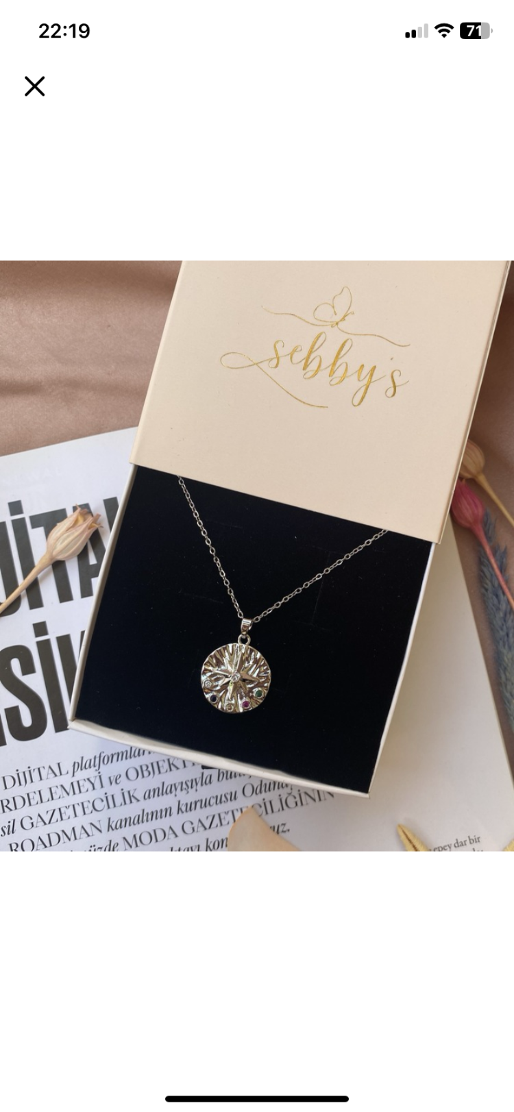 silver antik kolye I | çelik