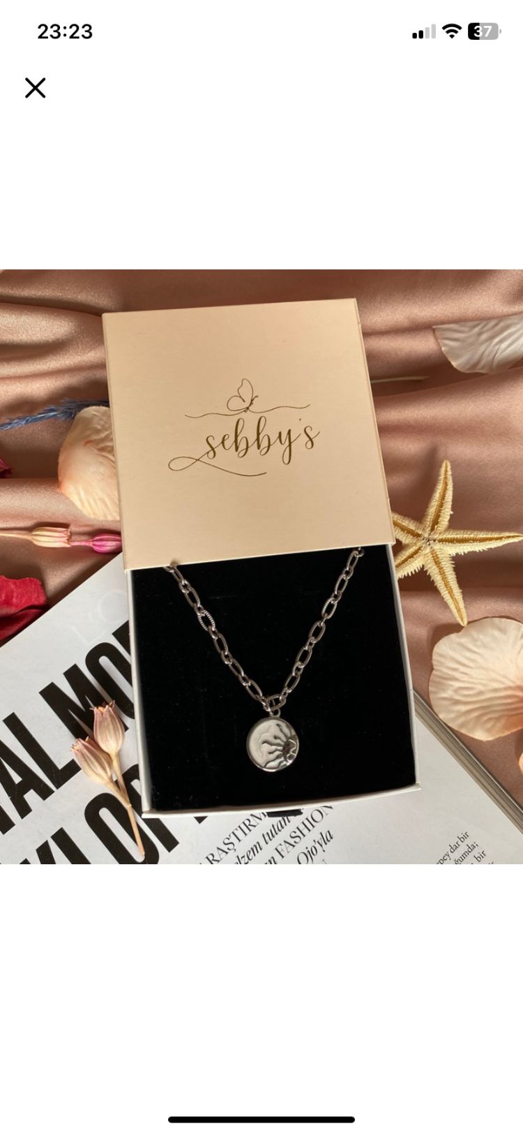 silver sun kolye | altın kaplama