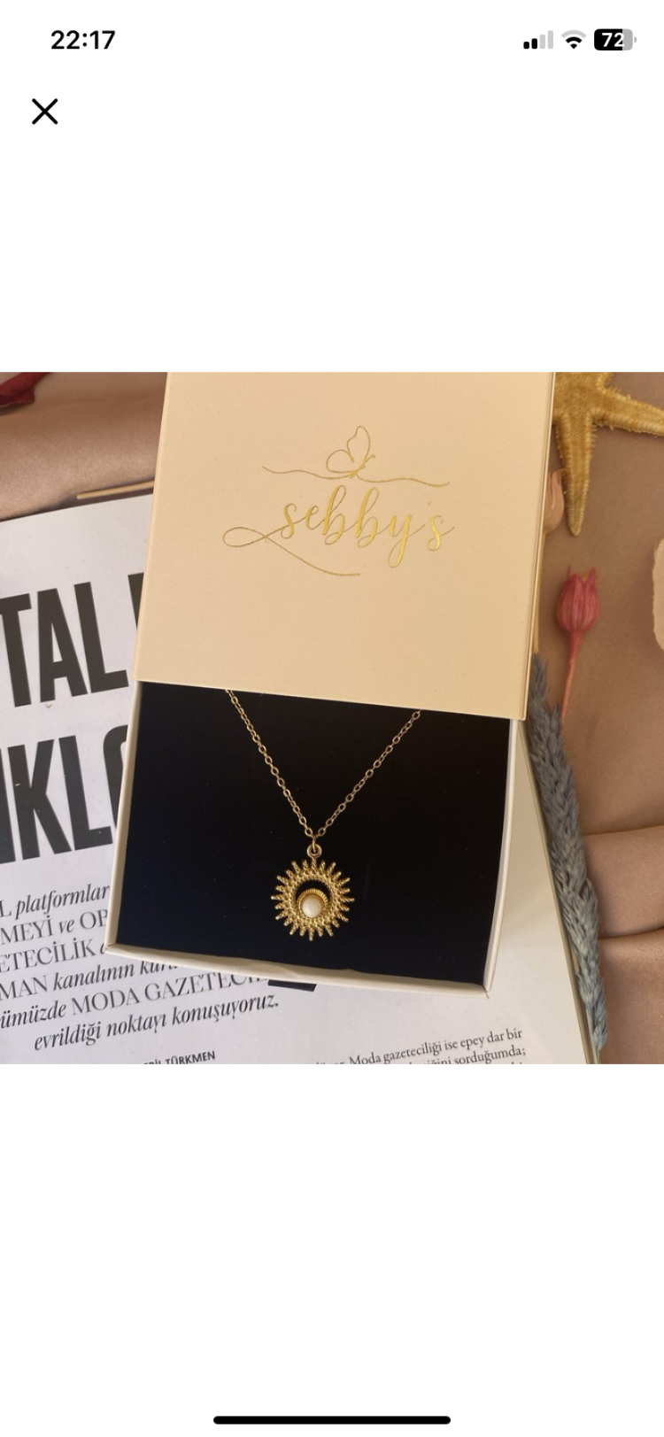 gold antik kolye III | çelik