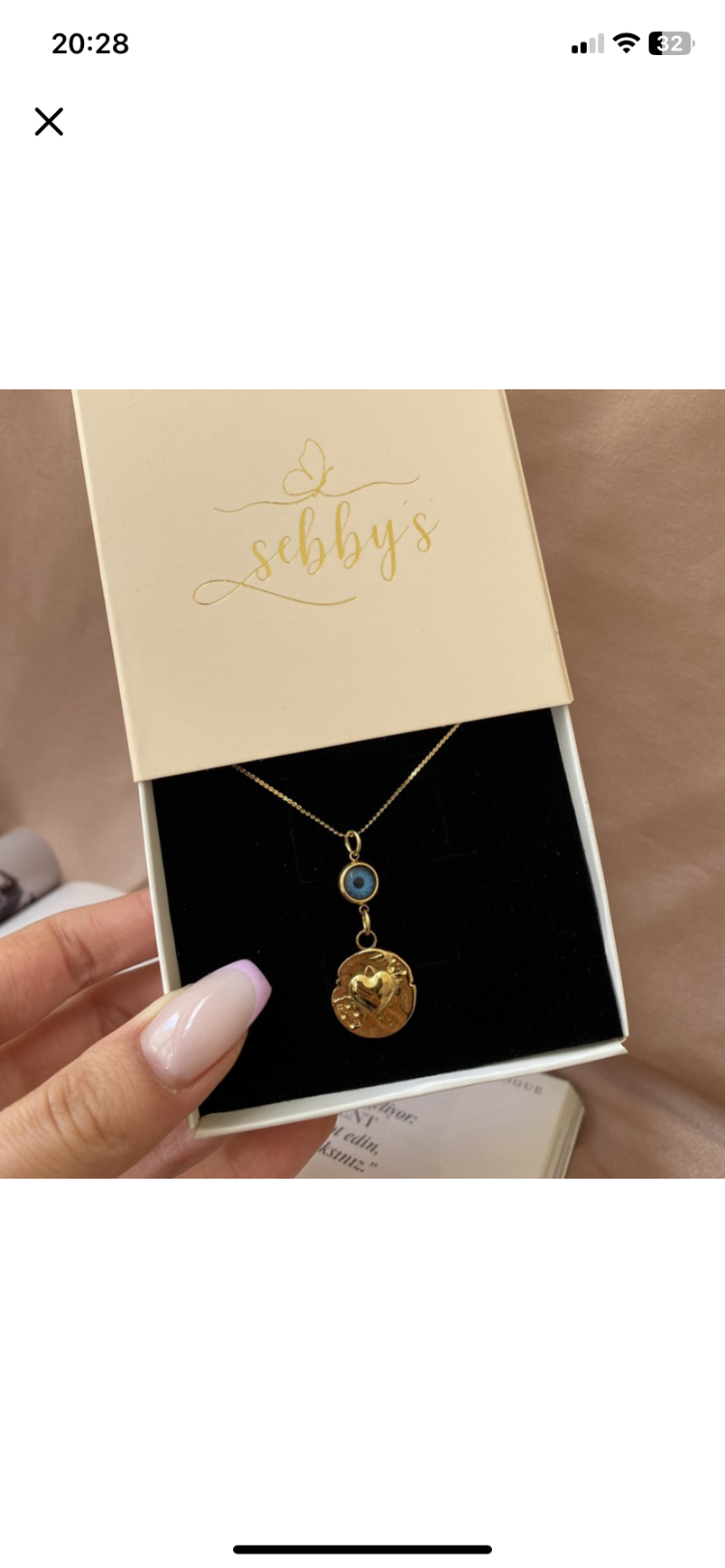 gold plaka III kolye | çelik