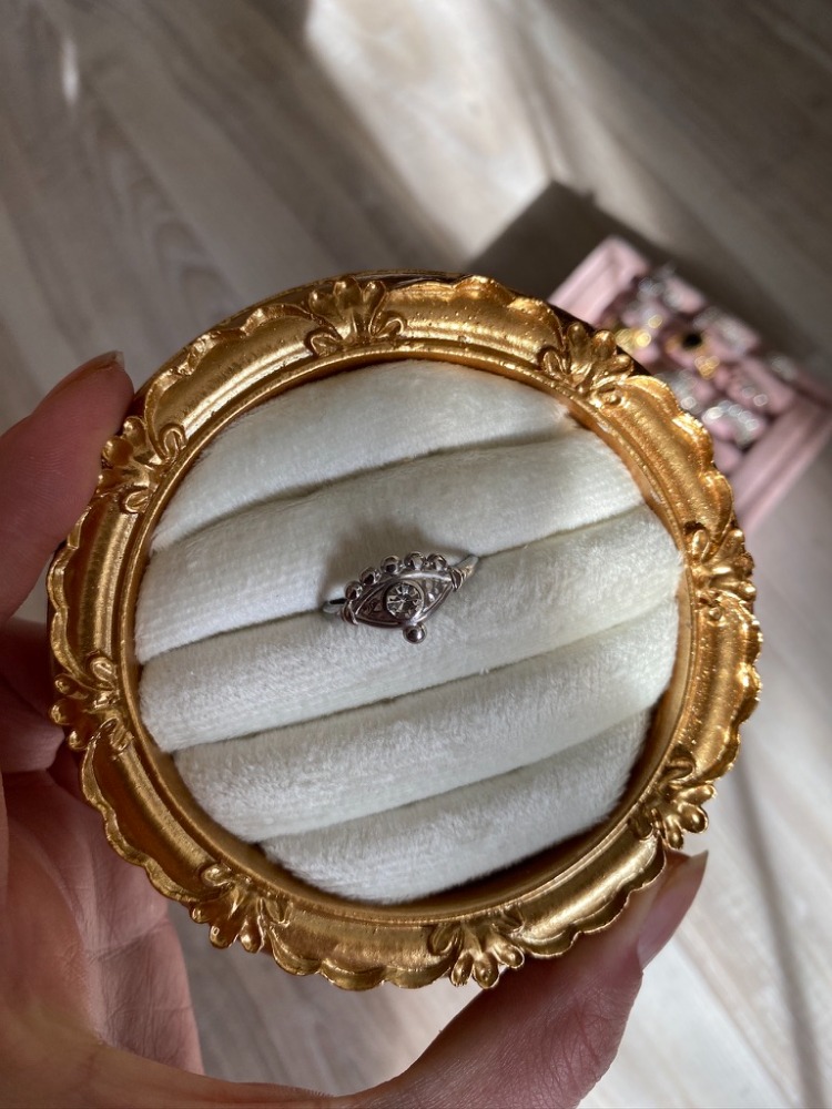 silver göz yüzük | çelik