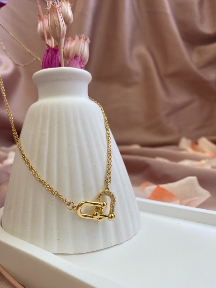 gold tffny kolye | çelik