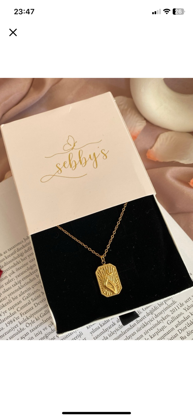 tarot kolye | çelik