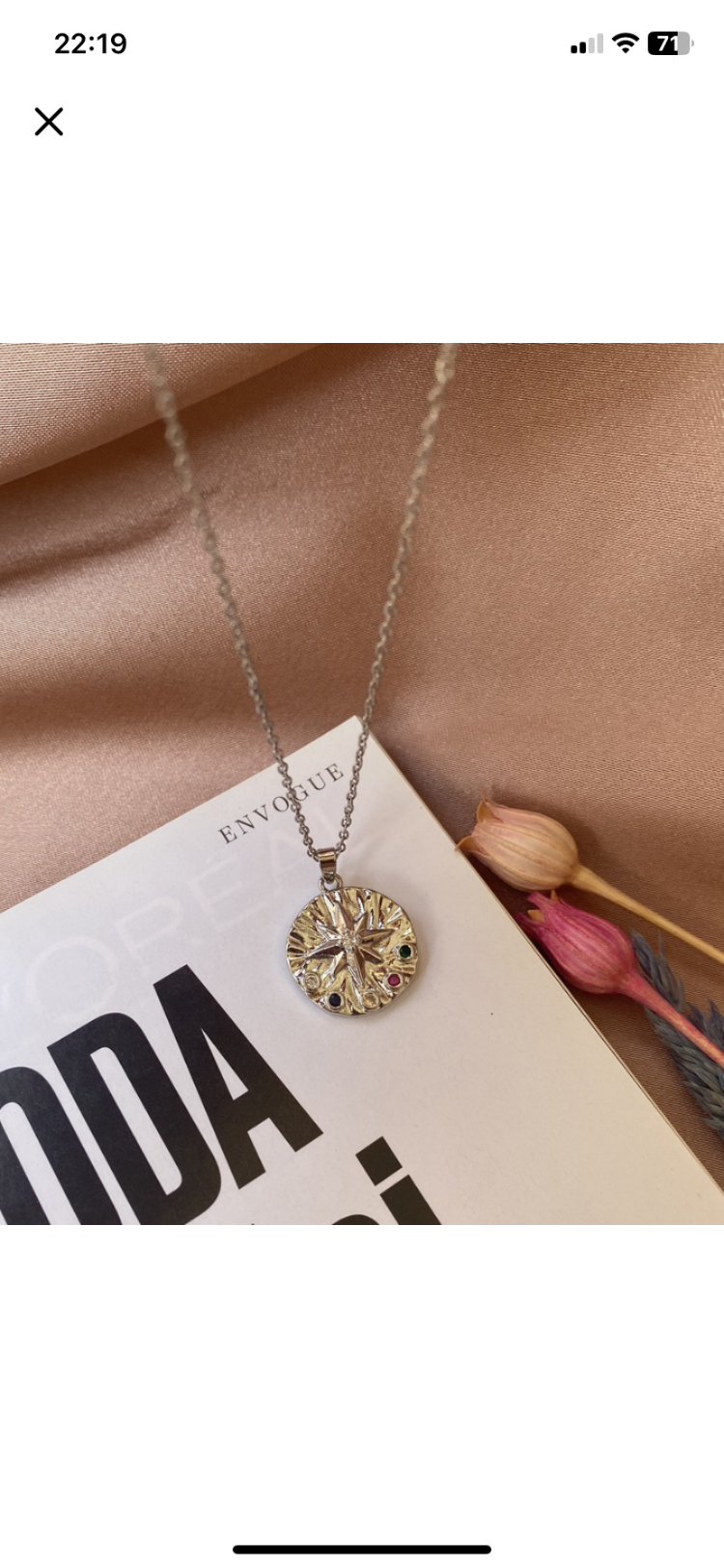 silver antik kolye I | çelik